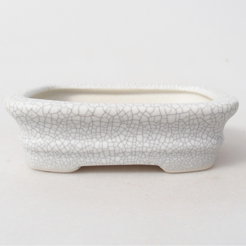 Cuenco bonsái de cerámica 11 x 11 x 7 cm, color raku