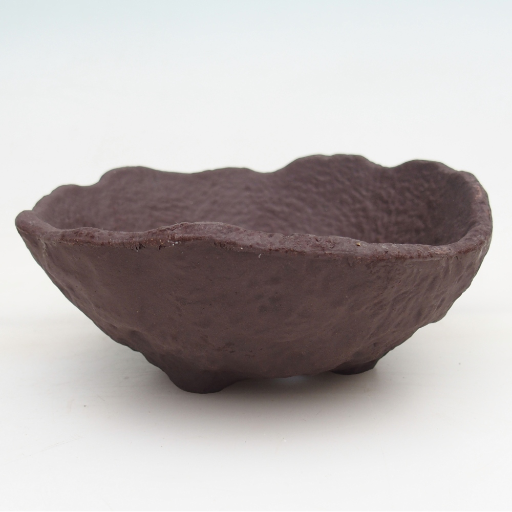 Concha de cerámica 13 x 13 x 5,5 cm , color marrón