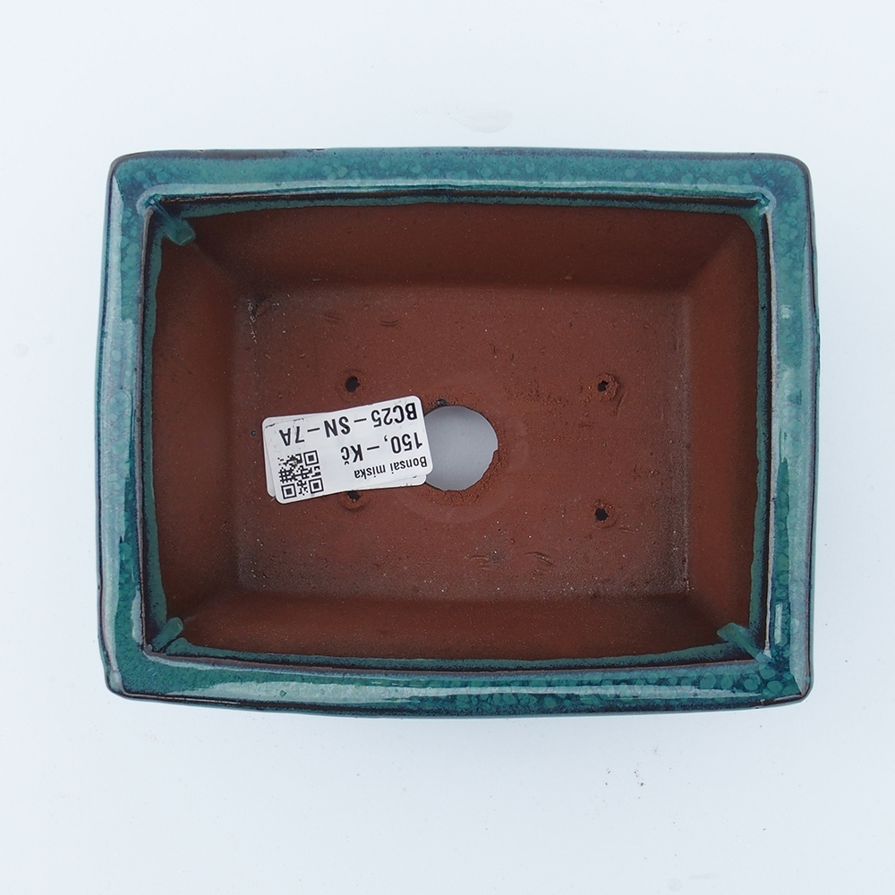 Cuenco 16 x 12,5 x 6,5 cm azul-verde