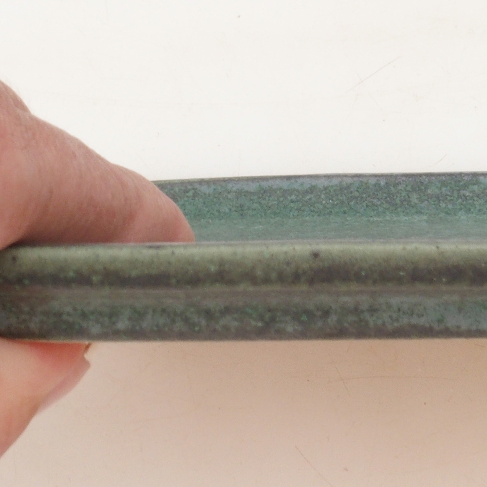 Cuenco de cerámica H50 - 18 x 13 x 1 cm - verde