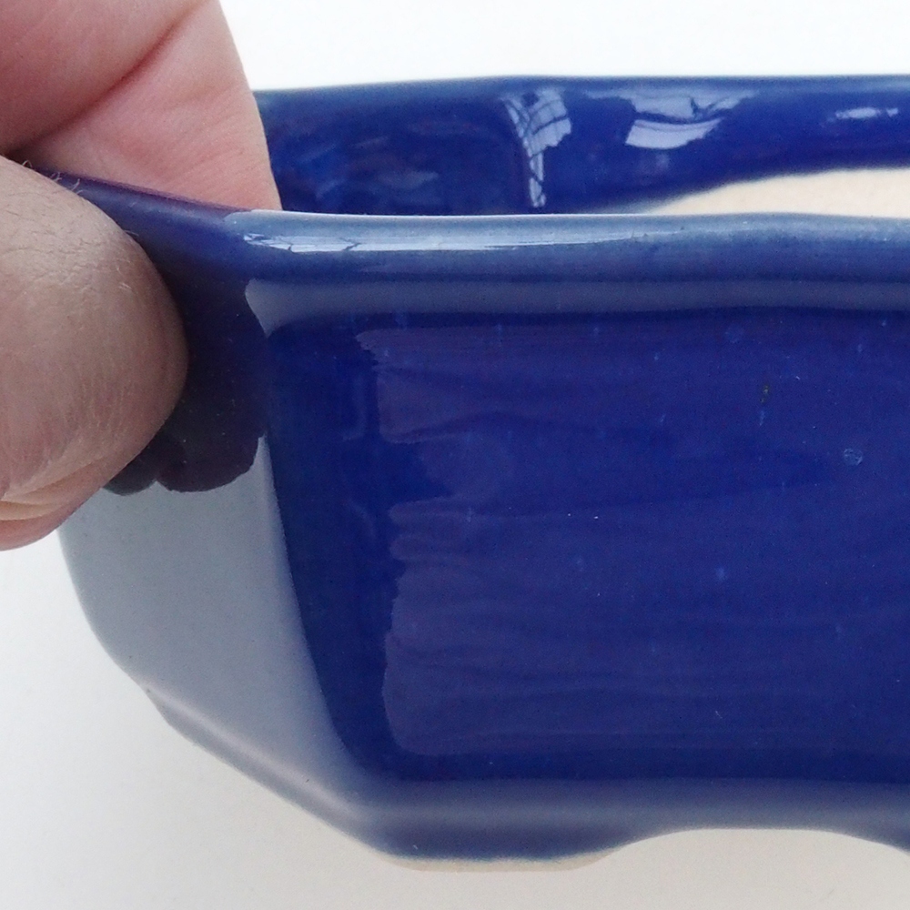 Cuenco bonsái H13 - 12,5 x 12,5 x 4,5 cm - azul