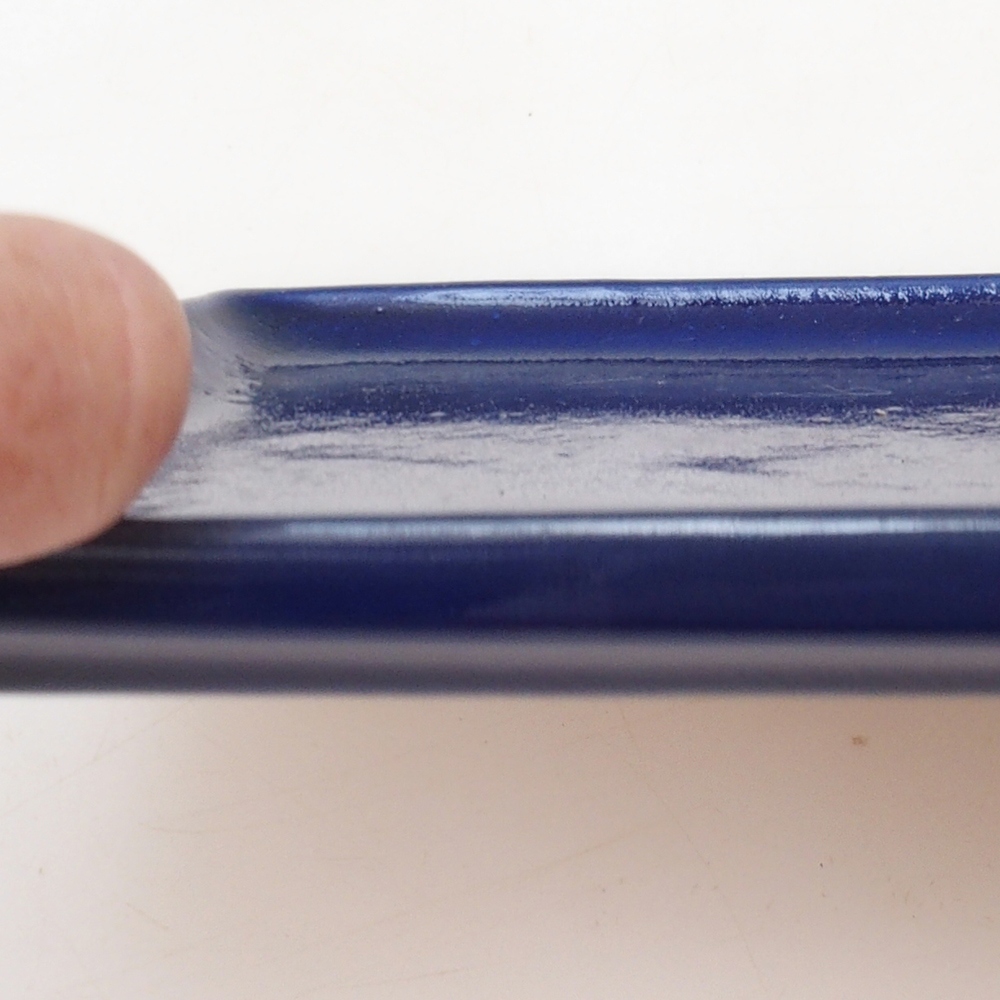Platillo bonsái rectángulo 22,5 x 17 x 1,5 cm - azul
