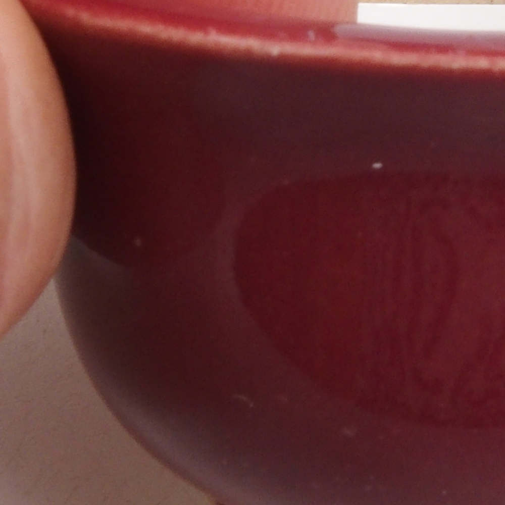 Cuenco mini bonsái 4,5 x 4,5 x 2,5 cm, burdeos