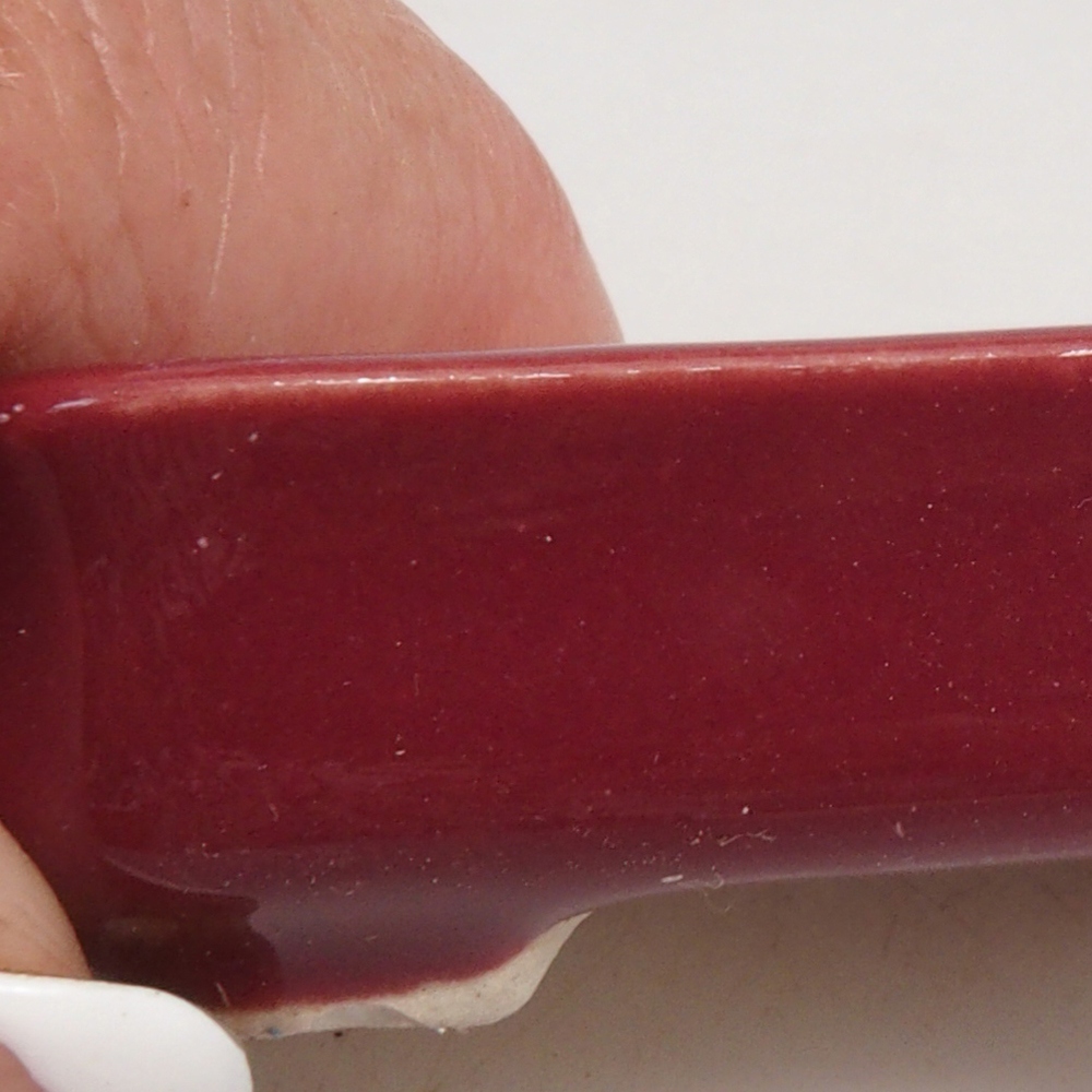 Cuenco mini bonsái 5,5 x 3,5 x 1,5 cm, burdeos