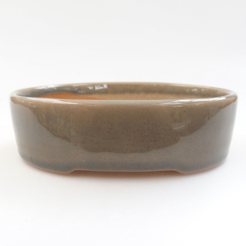 Cuenco bonsái de cerámica 22 x 17 x 5 cm, verde