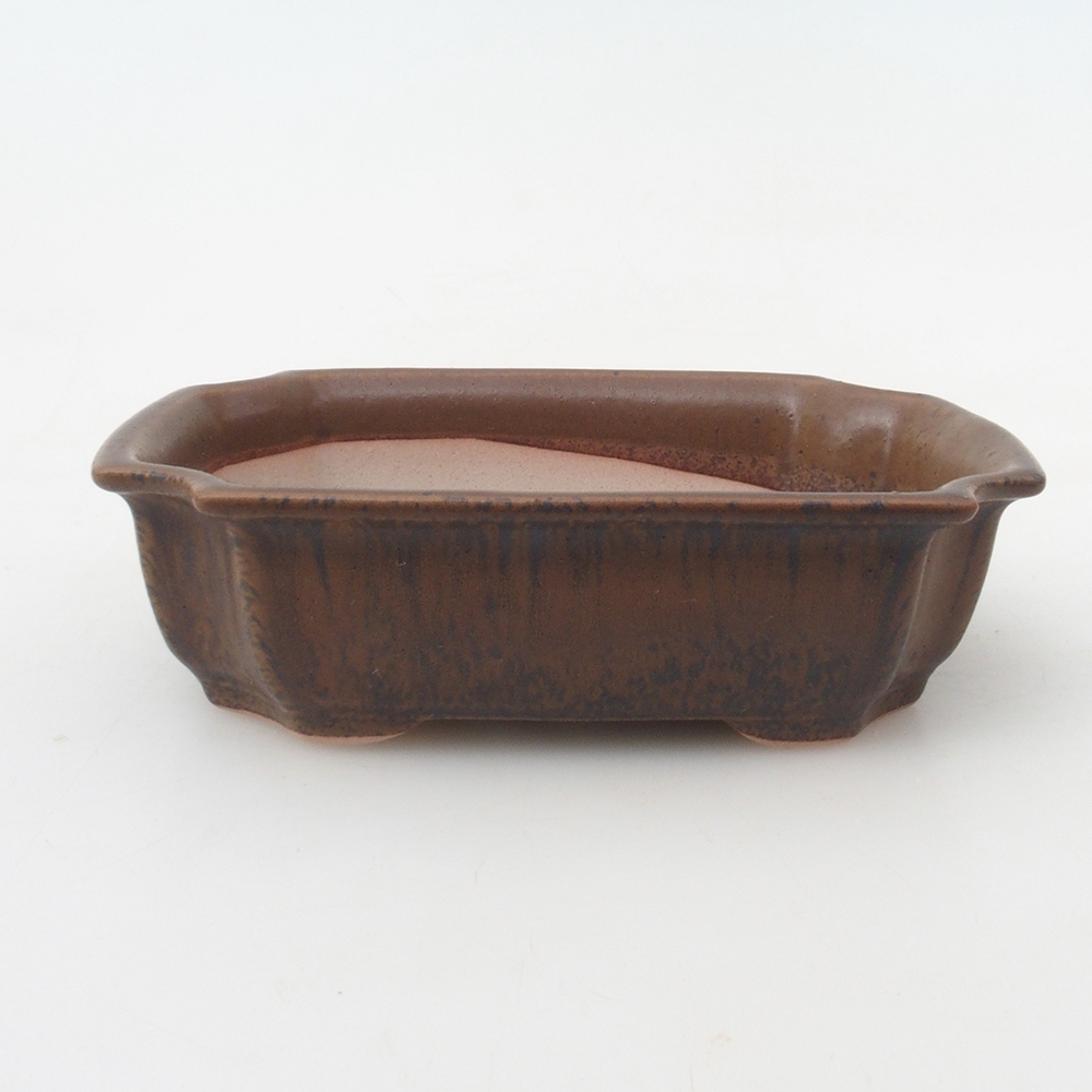 Cuenco bonsái H03 - 16,5 x 12 x 4,5 cm - marrón