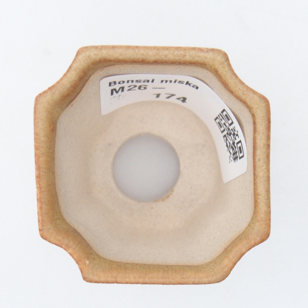 Cuenco mini bonsái 4,5 x 4,5 x 4 cm, marrón