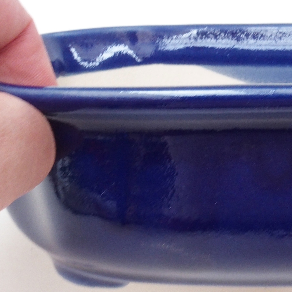 Cuenco bonsái H31 - 14 x 12 x 5,5 cm - azul