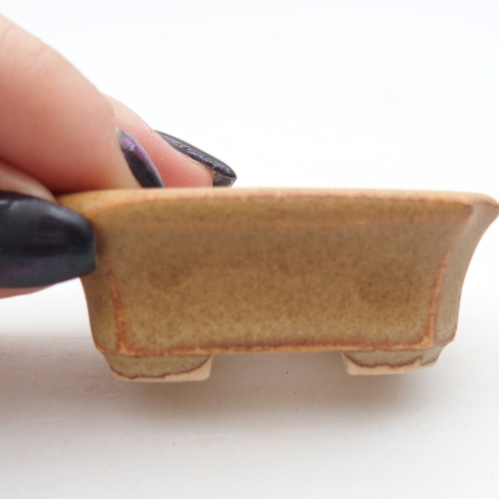 Cuenco mini bonsái 5,5 x 4,5 x 2 cm, marrón