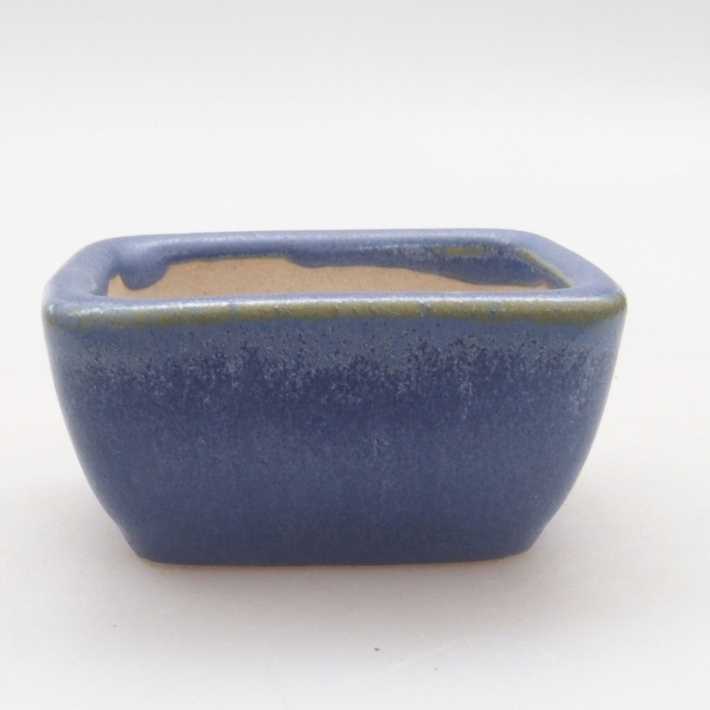 Cuenco mini bonsái 5,5 x 4 x 2,5 cm, color azul