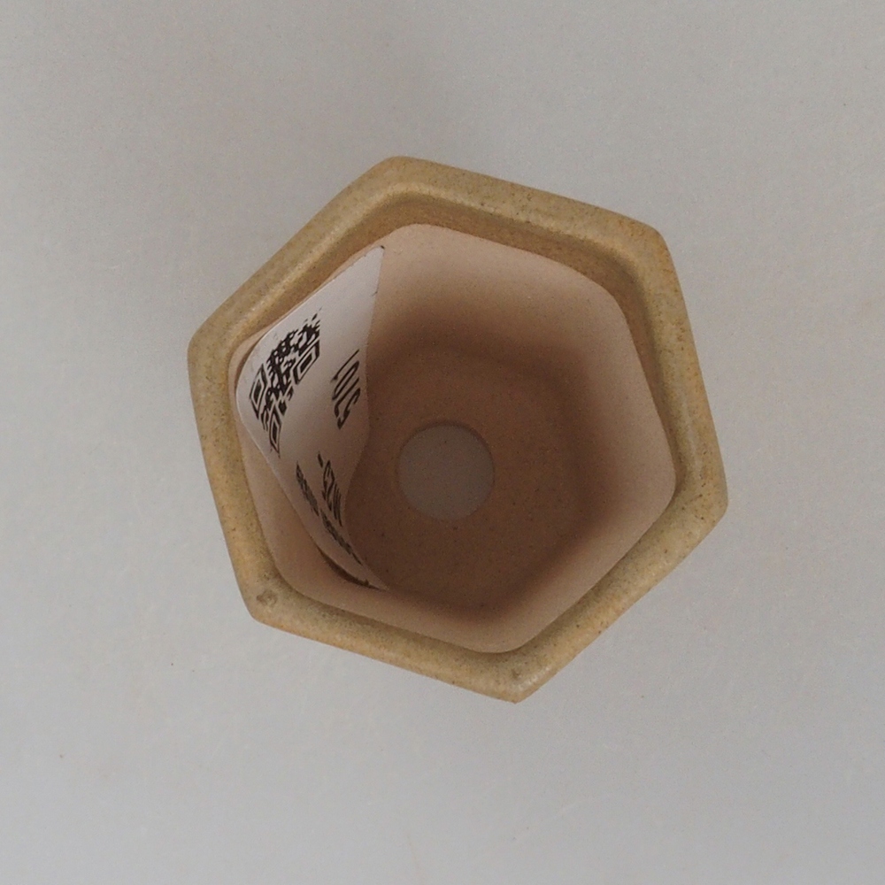 Cuenco mini bonsái 4 x 3,5 x 5,5 cm, marrón