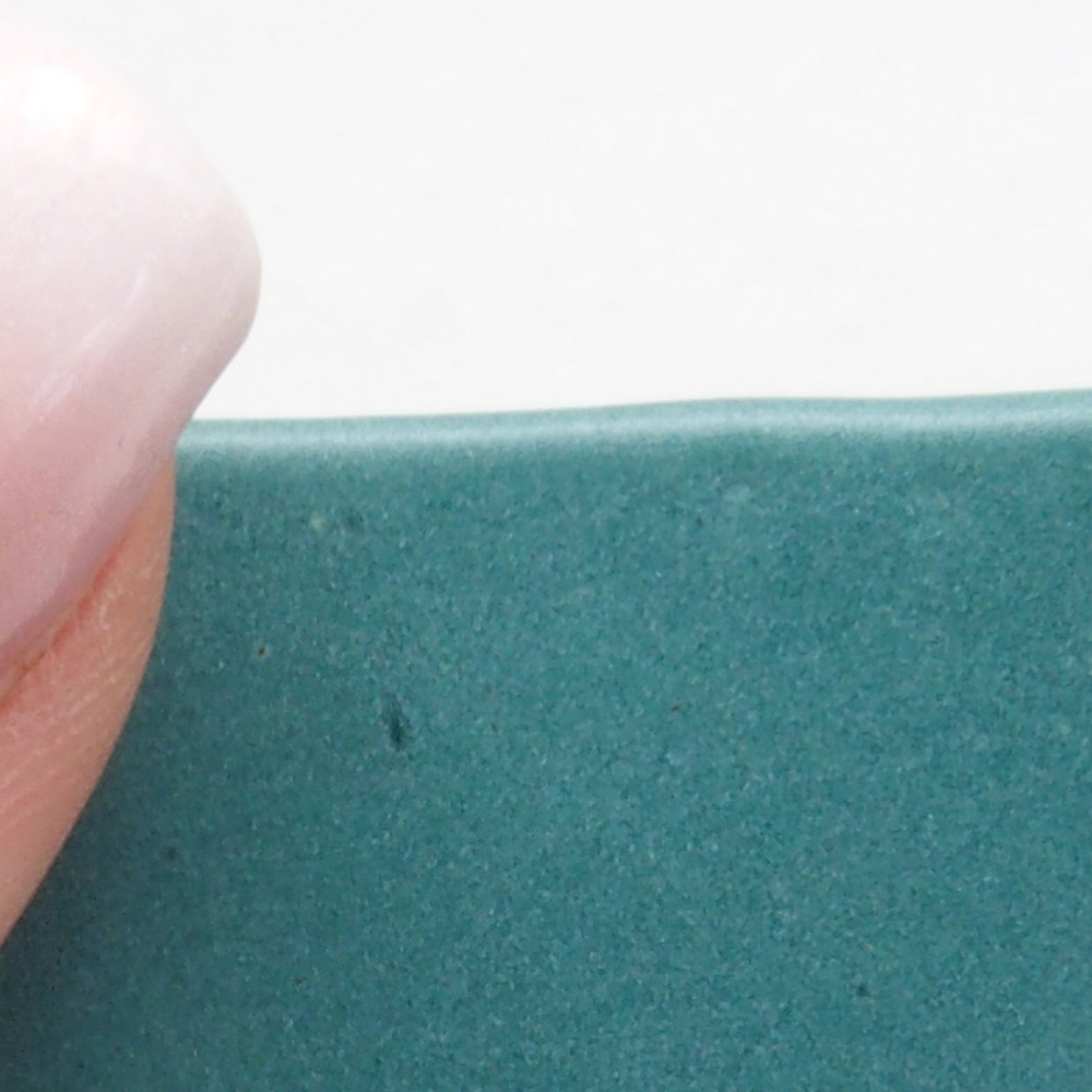 Cuenco bonsái de cerámica 6,5 x 5,5 x 4 cm, color azul