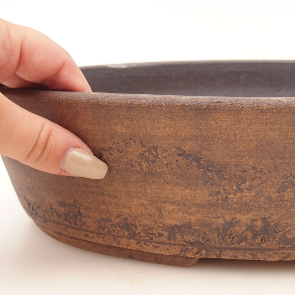 Cuenco bonsái 33 x 26 x 8 cm , color metal