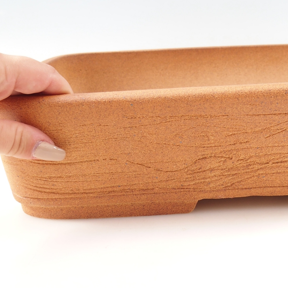 Cuenco bonsái 38 x 30 x 8,5 cm , color marrón