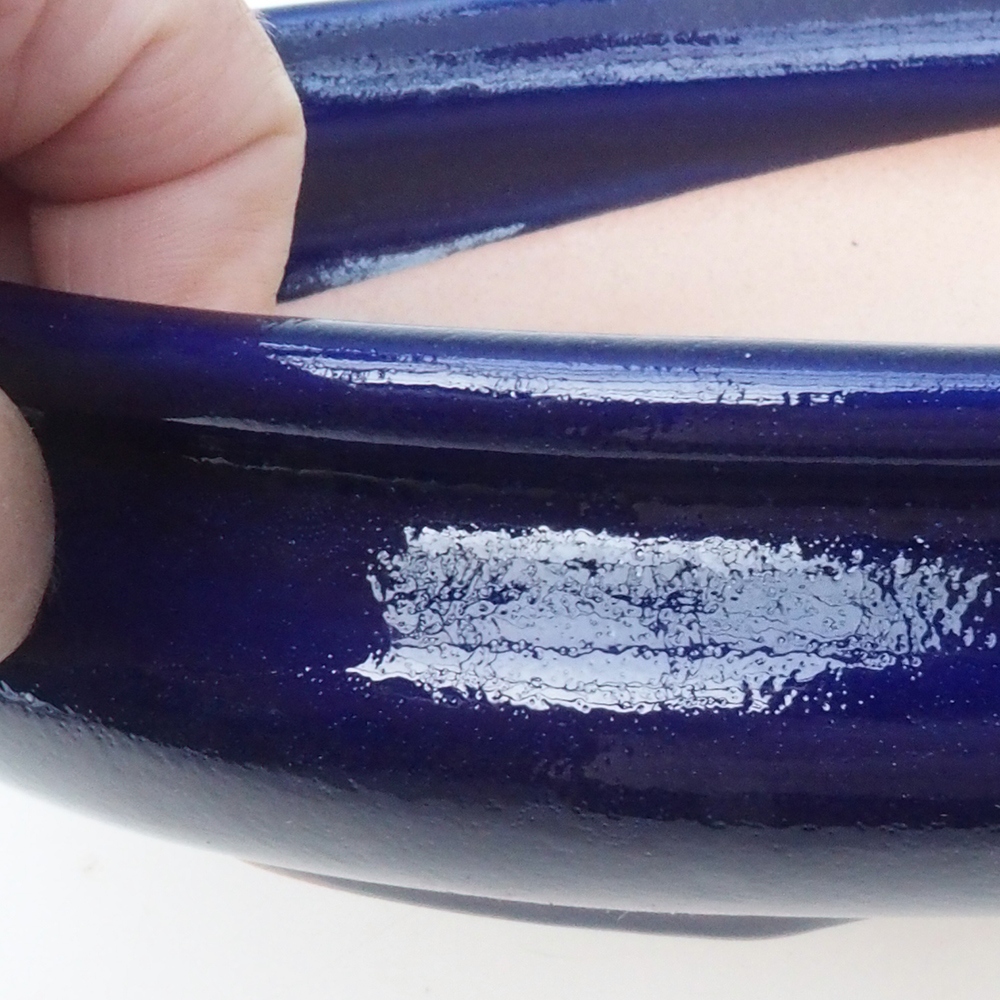 Cuenco bonsái H15 - 25,5 x 17,5 x 6 cm - azul