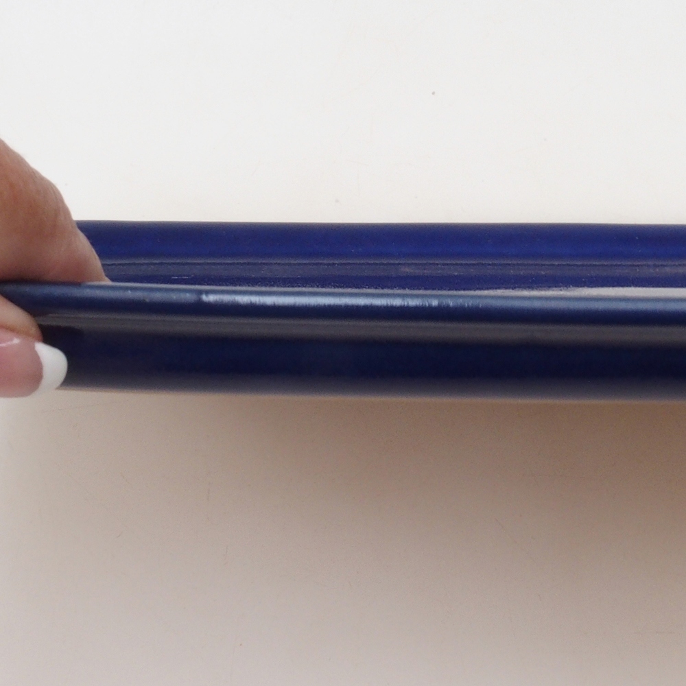 Platillo de cerámica H09 - 28,5 x 19,5 x 1,5 cm - azul