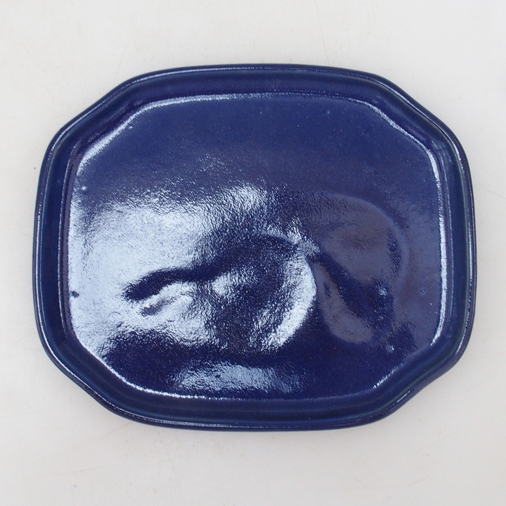 Bonsai cuenco + platillo H32 - azul