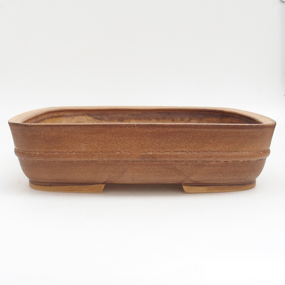 Cuenco bonsái de cerámica 29,5 x 25 x 7 cm, rosa