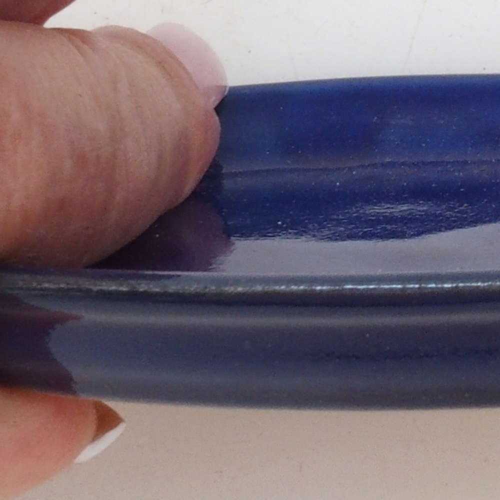 Platillo de cerámica H04 - 10,5 x 8 x 1 cm - azul