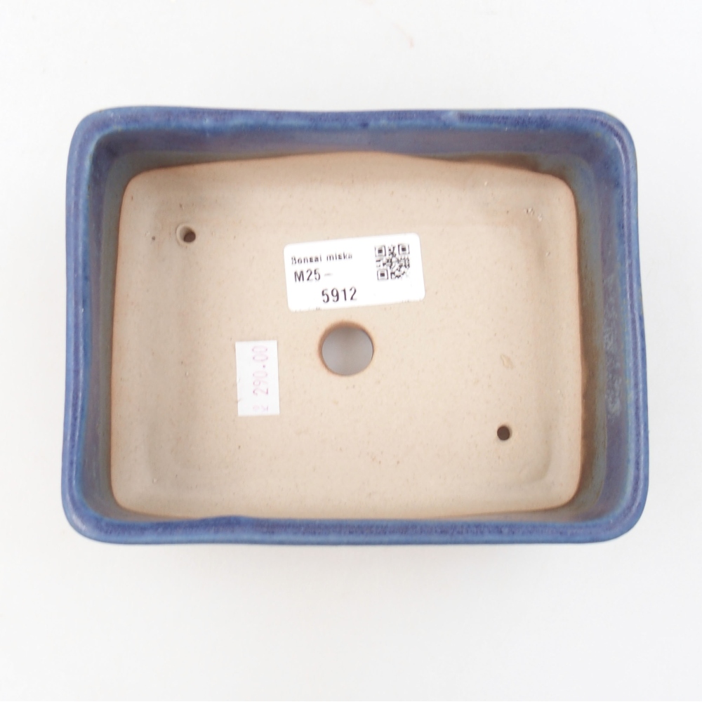 Cuenco bonsái de cerámica 22 x 17 x 5 cm, verde