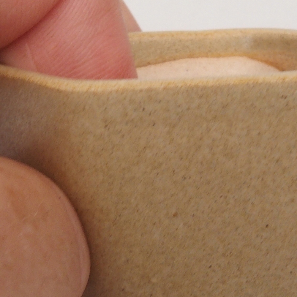 Mini cuenco bonsái 5 x 5 x 5 cm, marrón