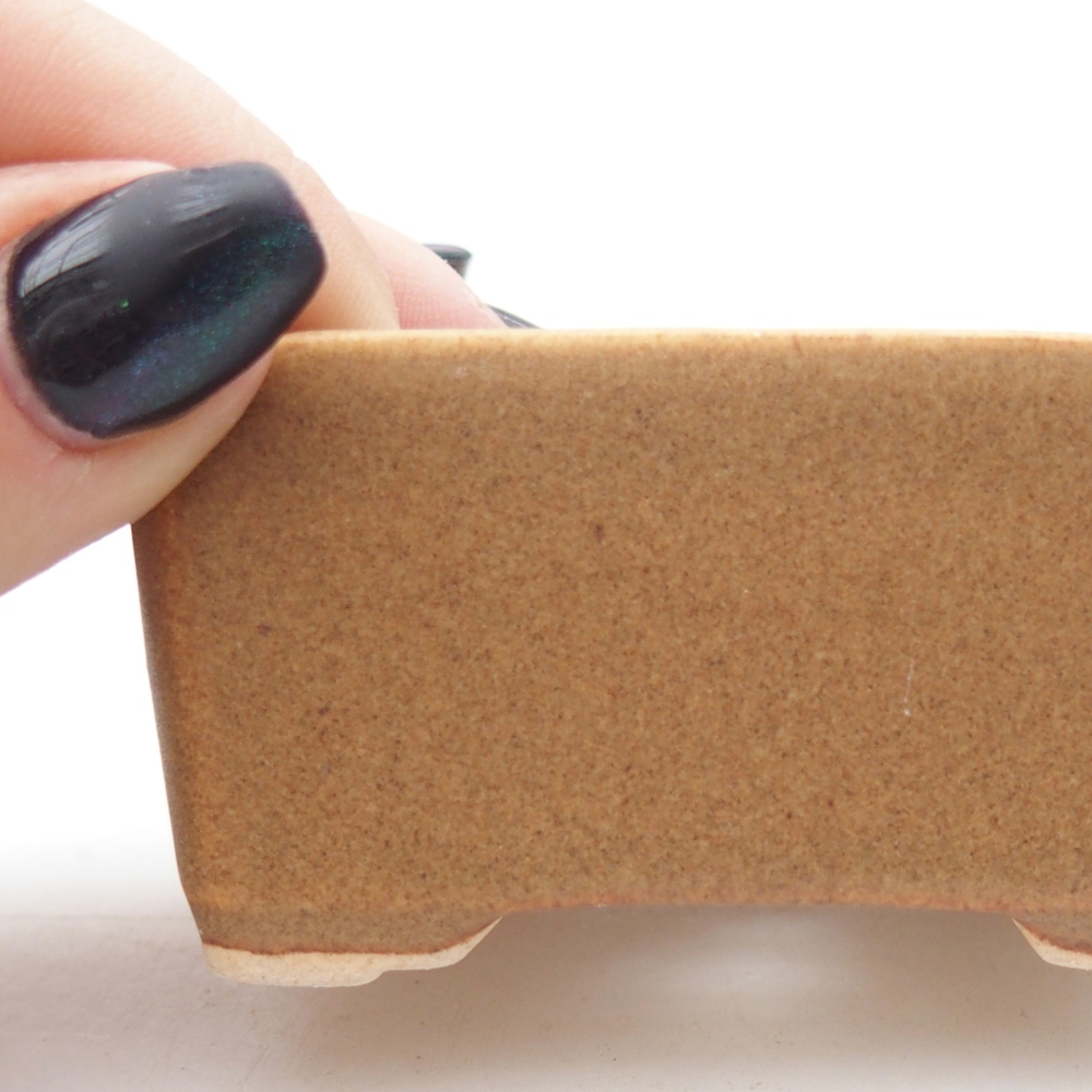 Cuenco mini bonsái 7 x 5 x 3,5 cm, marrón