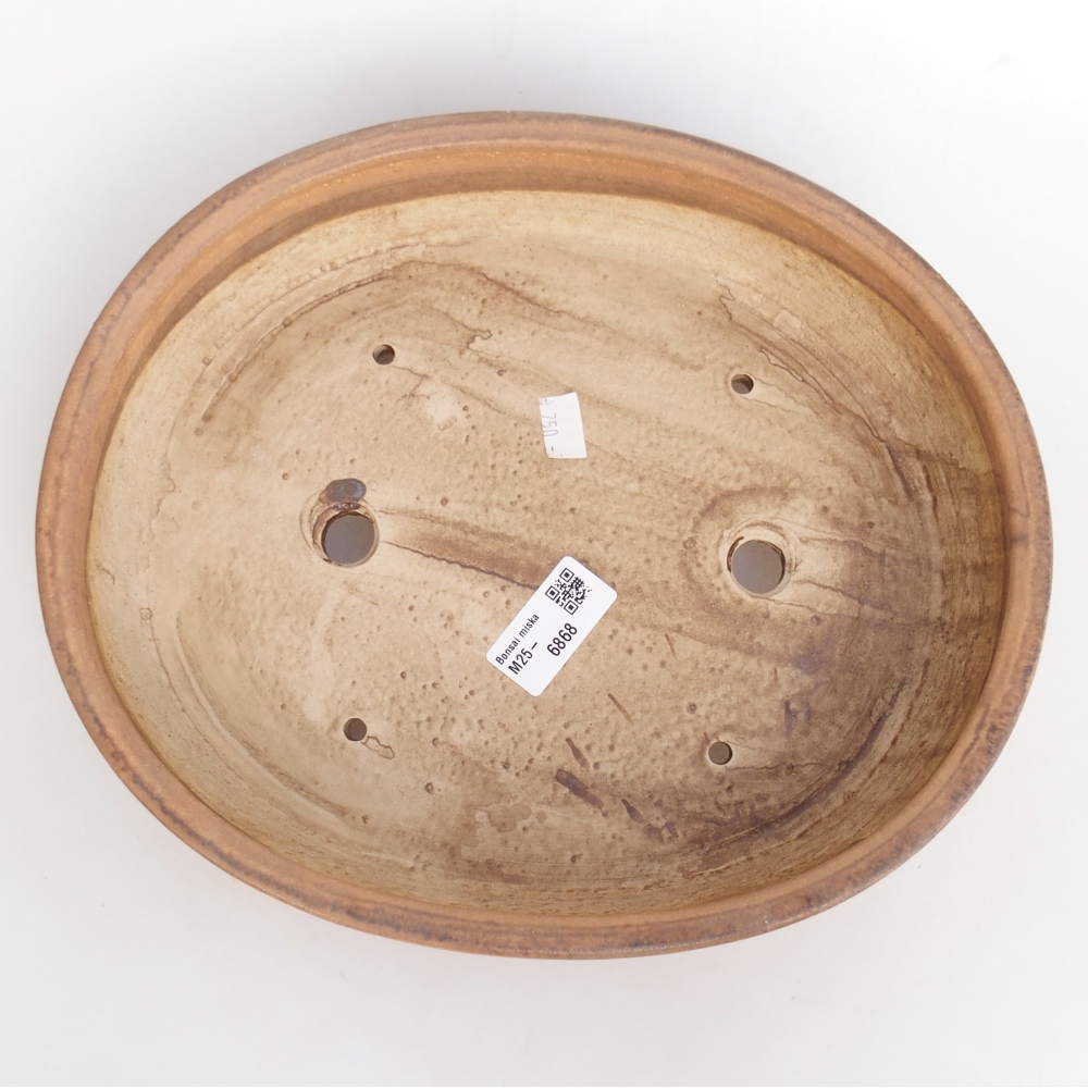 Cuenco bonsái de cerámica 28 x 24 x 6 cm, rosa