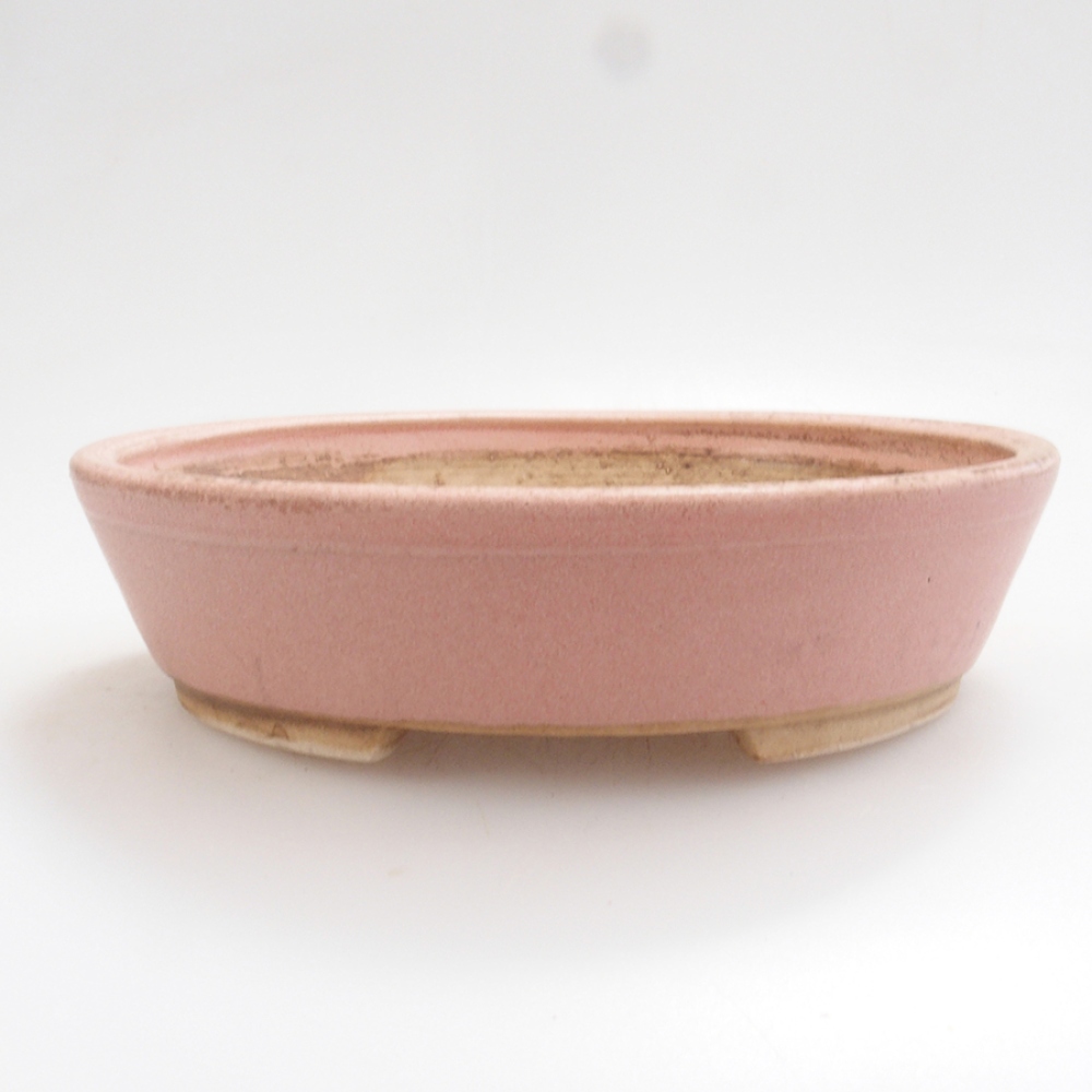 Cuenco bonsái de cerámica 10 x 8,5 x 4 cm, marrón