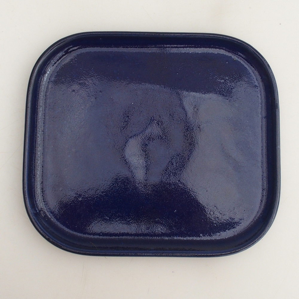 Cuenco de cerámica H36 - 17,5 x 15 x 1 cm - azul