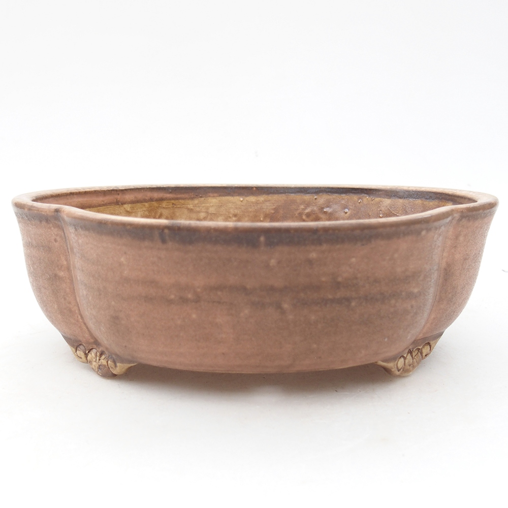 Cuenco bonsái de cerámica 17 x 15,5 x 5,5 cm, rosa