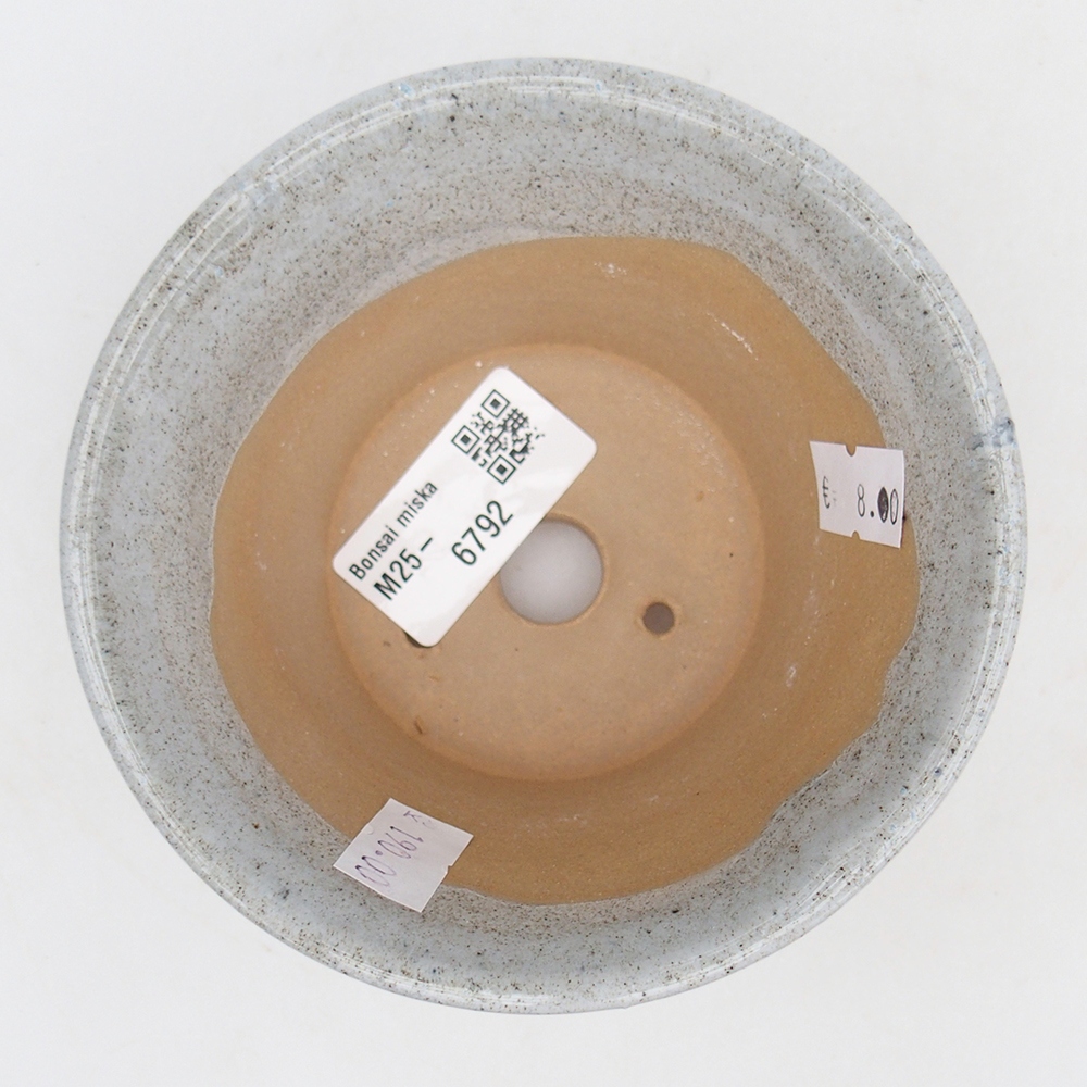 Cuenco bonsái de cerámica 11 x 11 x 7 cm, gris