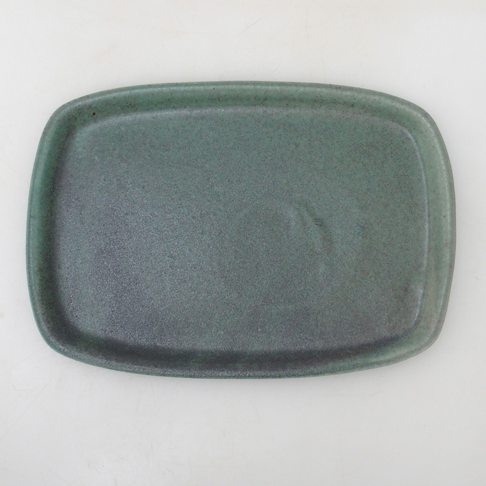 Cuenco bonsái + platillo H08 - 25 x 19,5 x 6 cm - verde