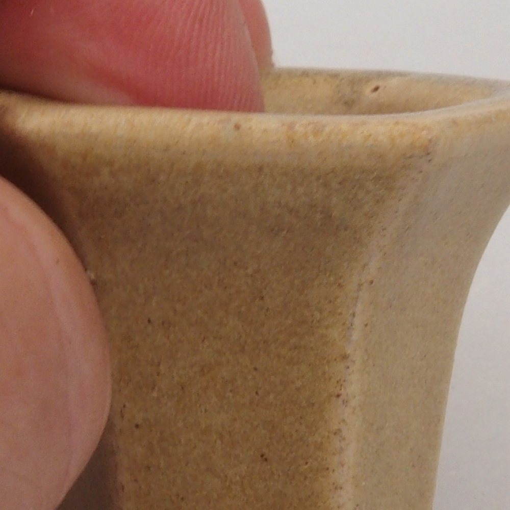 Cuenco mini bonsái 4 x 3,5 x 3 cm, marrón