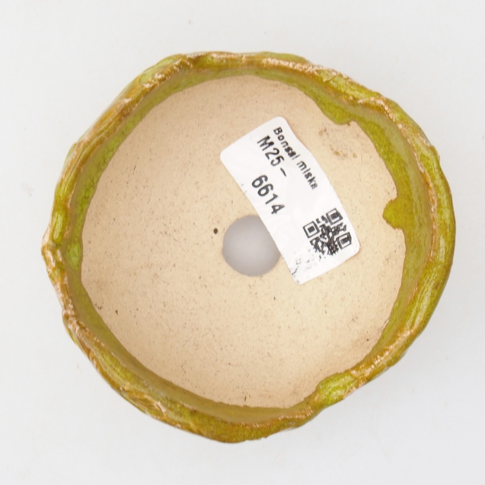 Concha de cerámica 9 x 8,5 x 5,5 cm , color verde