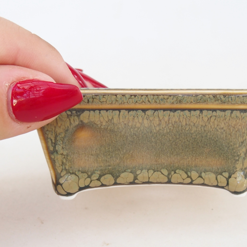 Cuenco mini bonsái 7,5 x 6 x 3 cm, verde