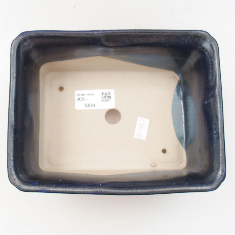 Cuenco bonsái de cerámica 22 x 17 x 5 cm, verde