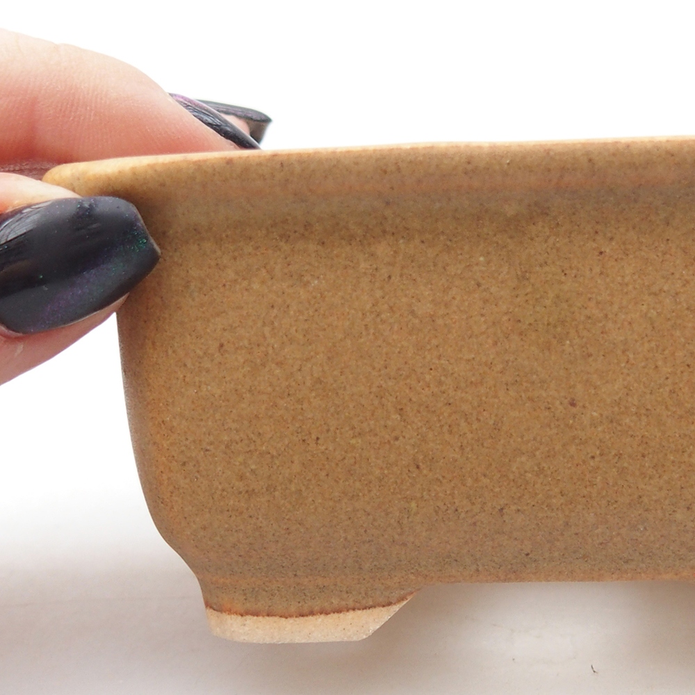 Cuenco mini bonsái 9 x 7 x 4,5 cm, marrón