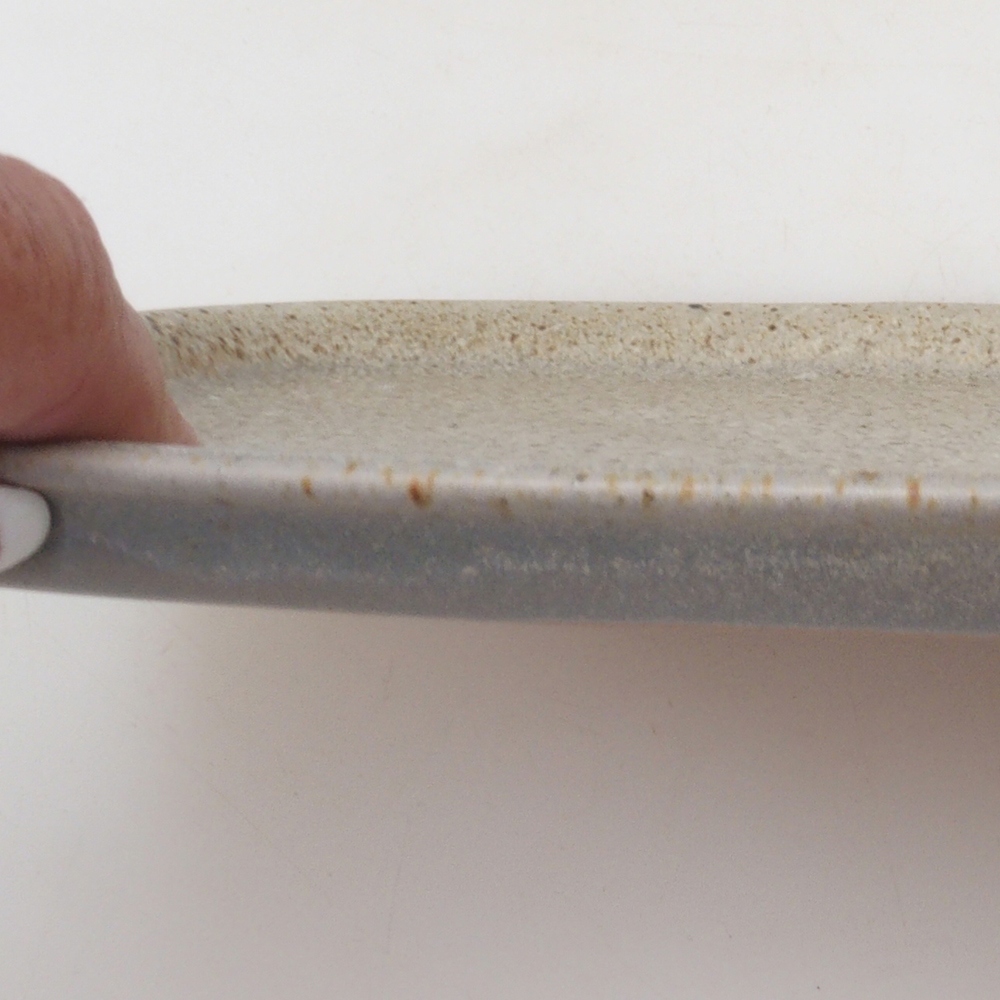 Cuenco de cerámica H08 - 22,5 x 16 x 1 cm - beige