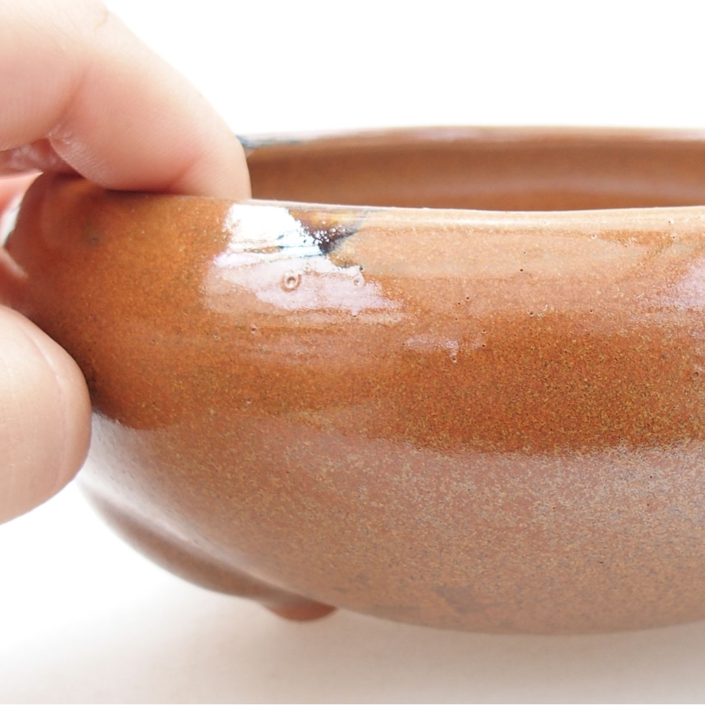 Cuenco bonsái de cerámica 22 x 17 x 5 cm, verde