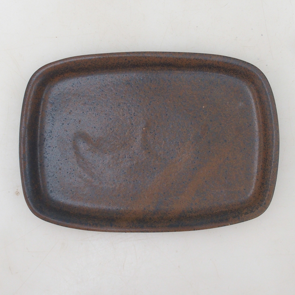 Cuenco bonsái + platillo H02 - marrón