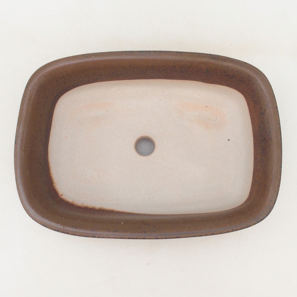 Cuenco bonsái H02 - 19 x 13 x 5 cm - marrón