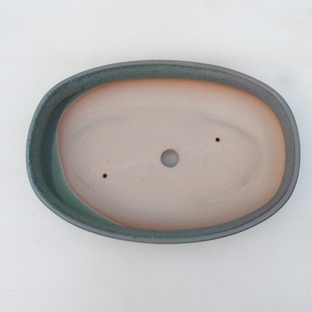 Cuenco bonsái H15 - 25,5 x 17,5 x 6 cm - verde