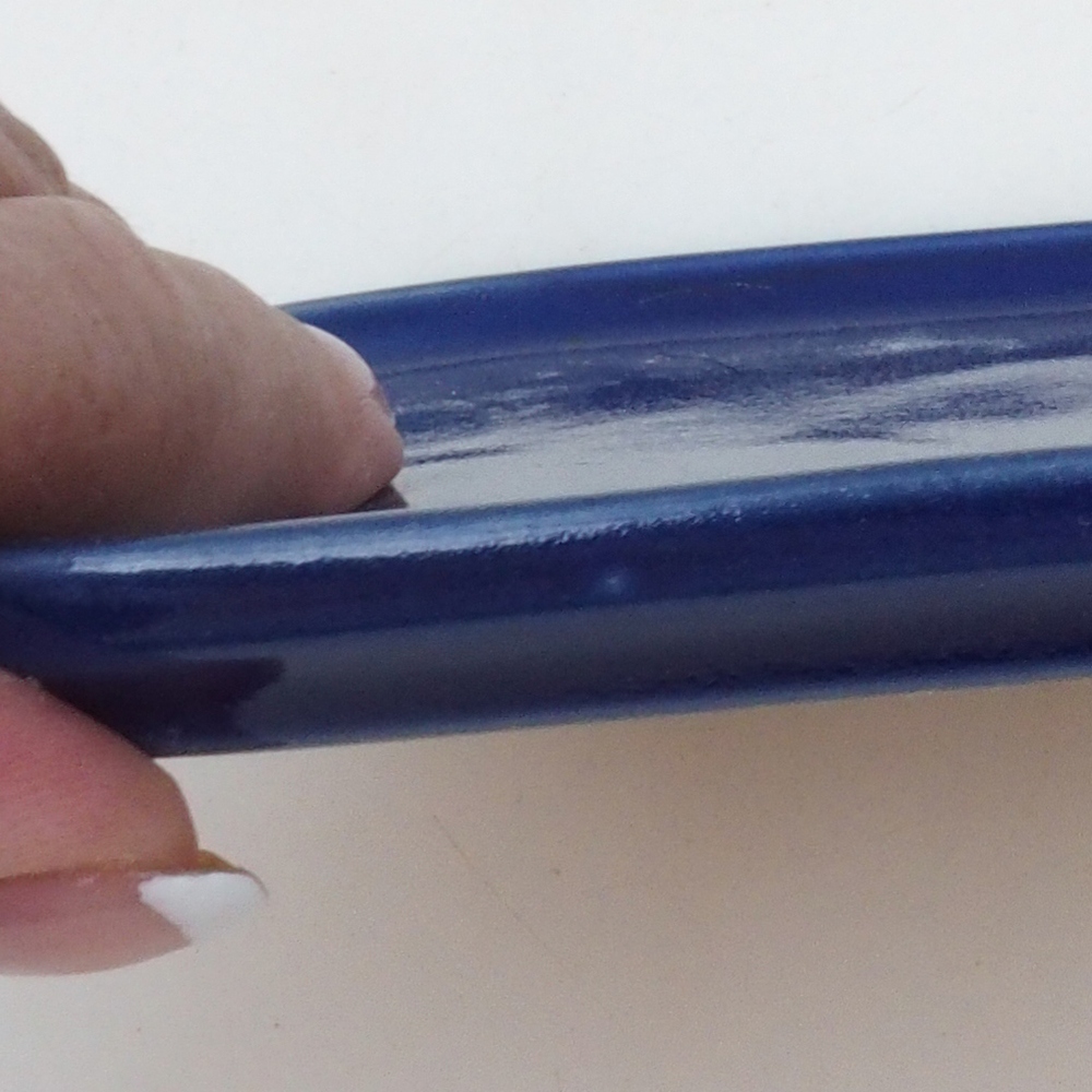 Cuenco de cerámica H38 -12 x 11 x 1 cm - azul