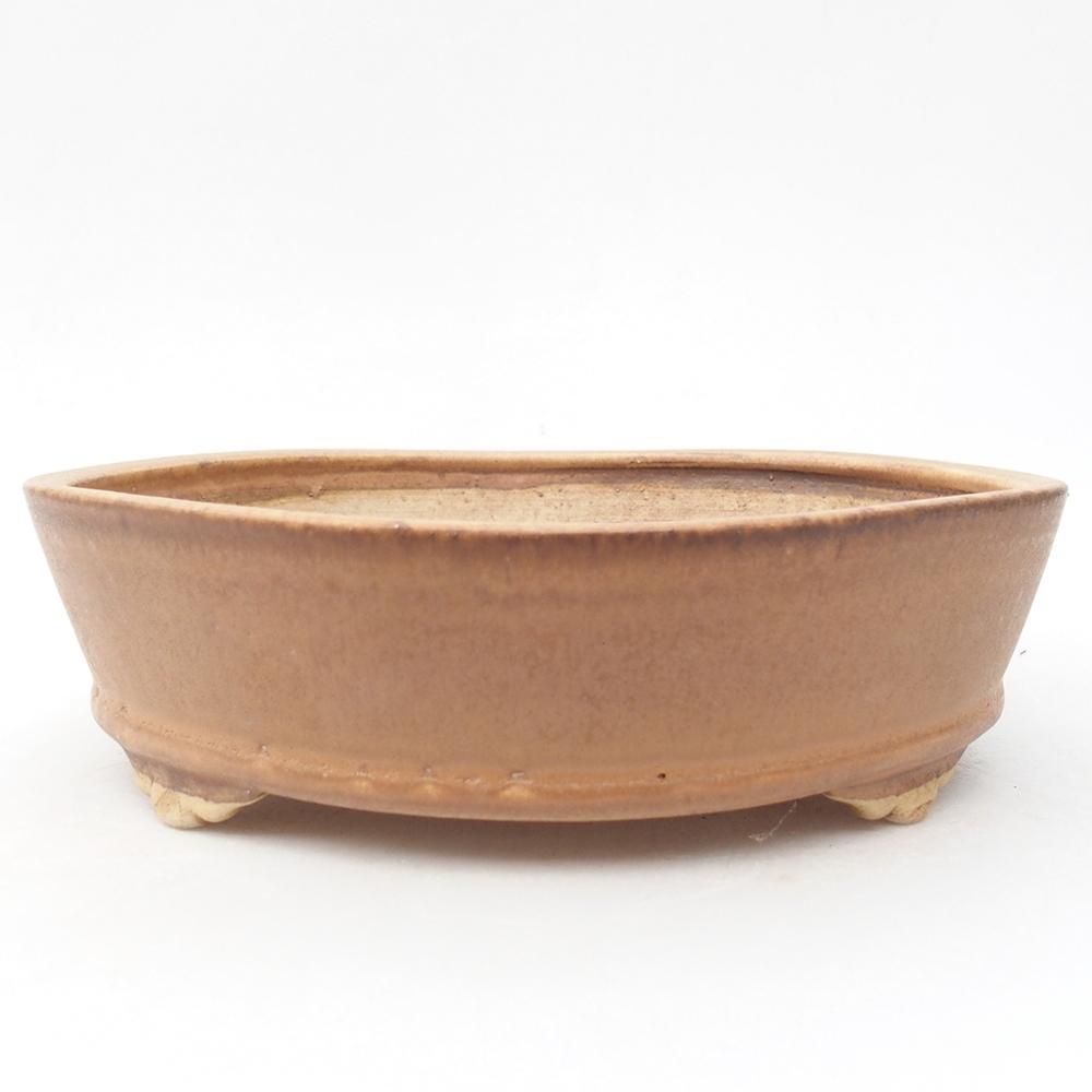 Cuenco bonsái de cerámica 21,5 x 21,5 x 6 cm, rosa