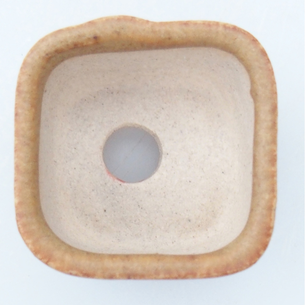 Cuenco mini bonsái 2,5 x 2,5 x 1,5 cm, marrón