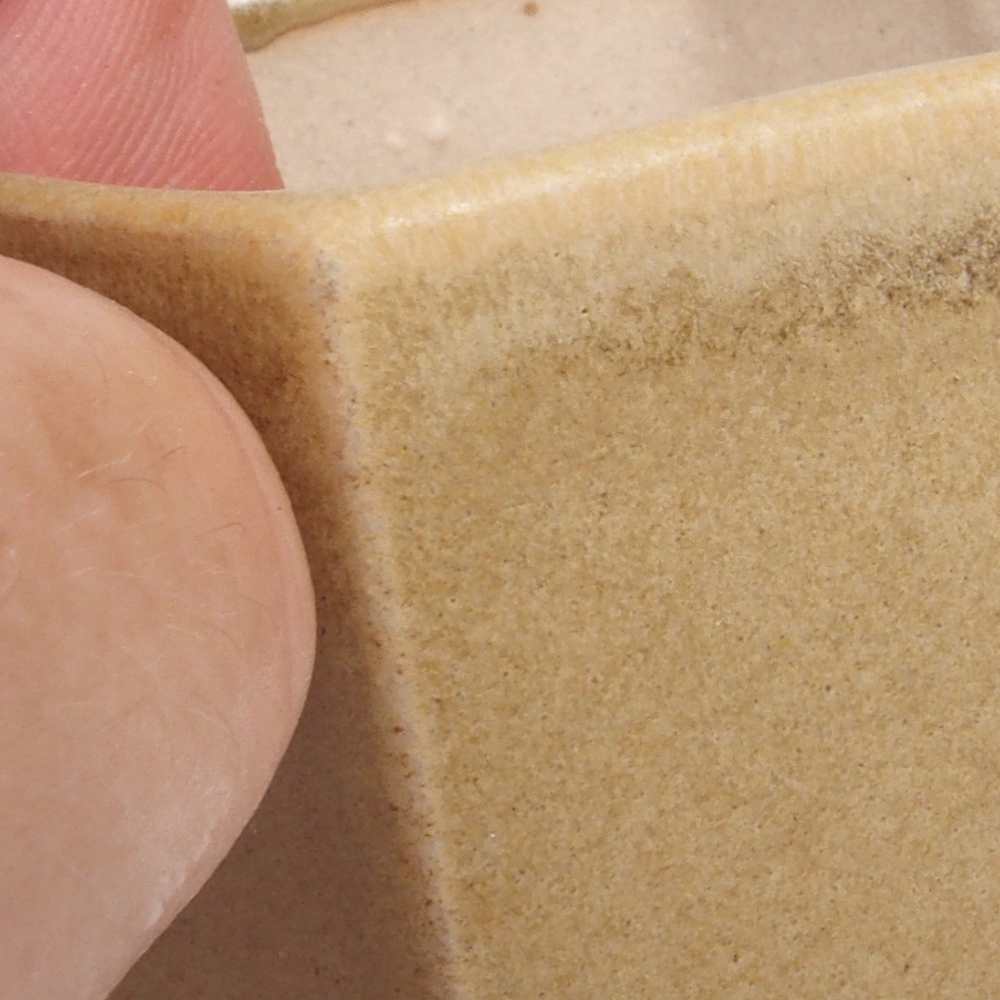 Cuenco mini bonsái 7 x 5,5 x 4,5 cm, marrón