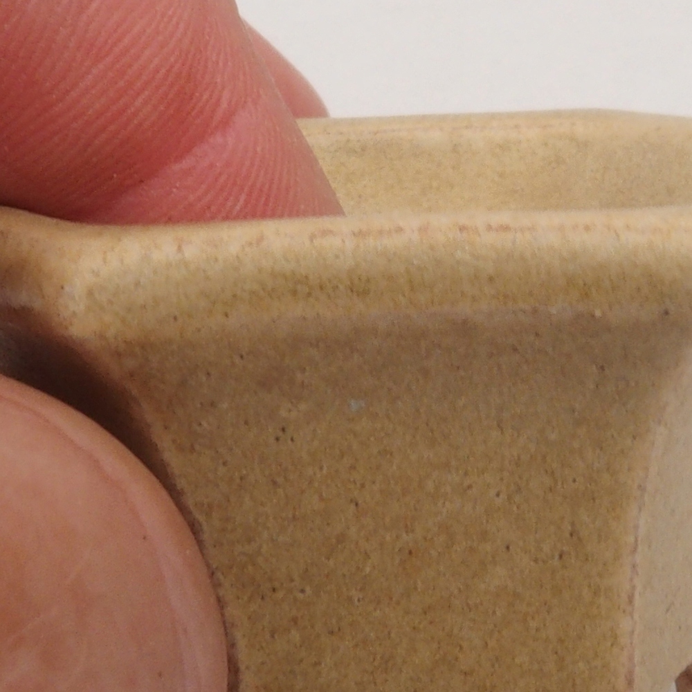 Cuenco mini bonsái 4,5 x 4,5 x 2,5 cm, marrón