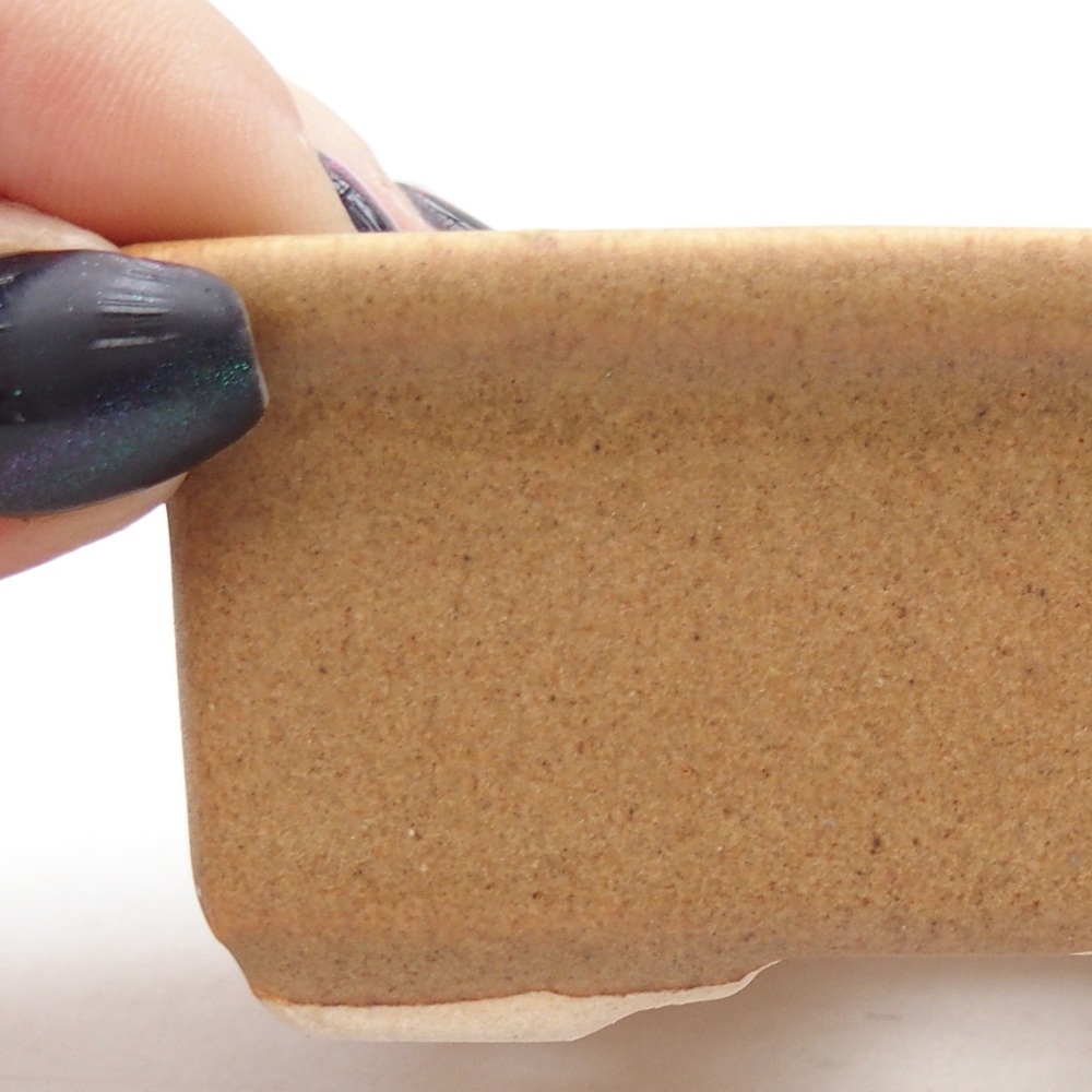 Cuenco mini bonsái 8 x 6,5 x 3,5 cm, marrón