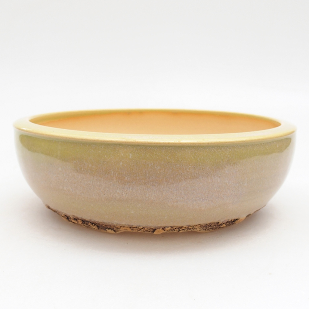 Cuenco bonsái de cerámica 18 x 18 x 6 cm, verde