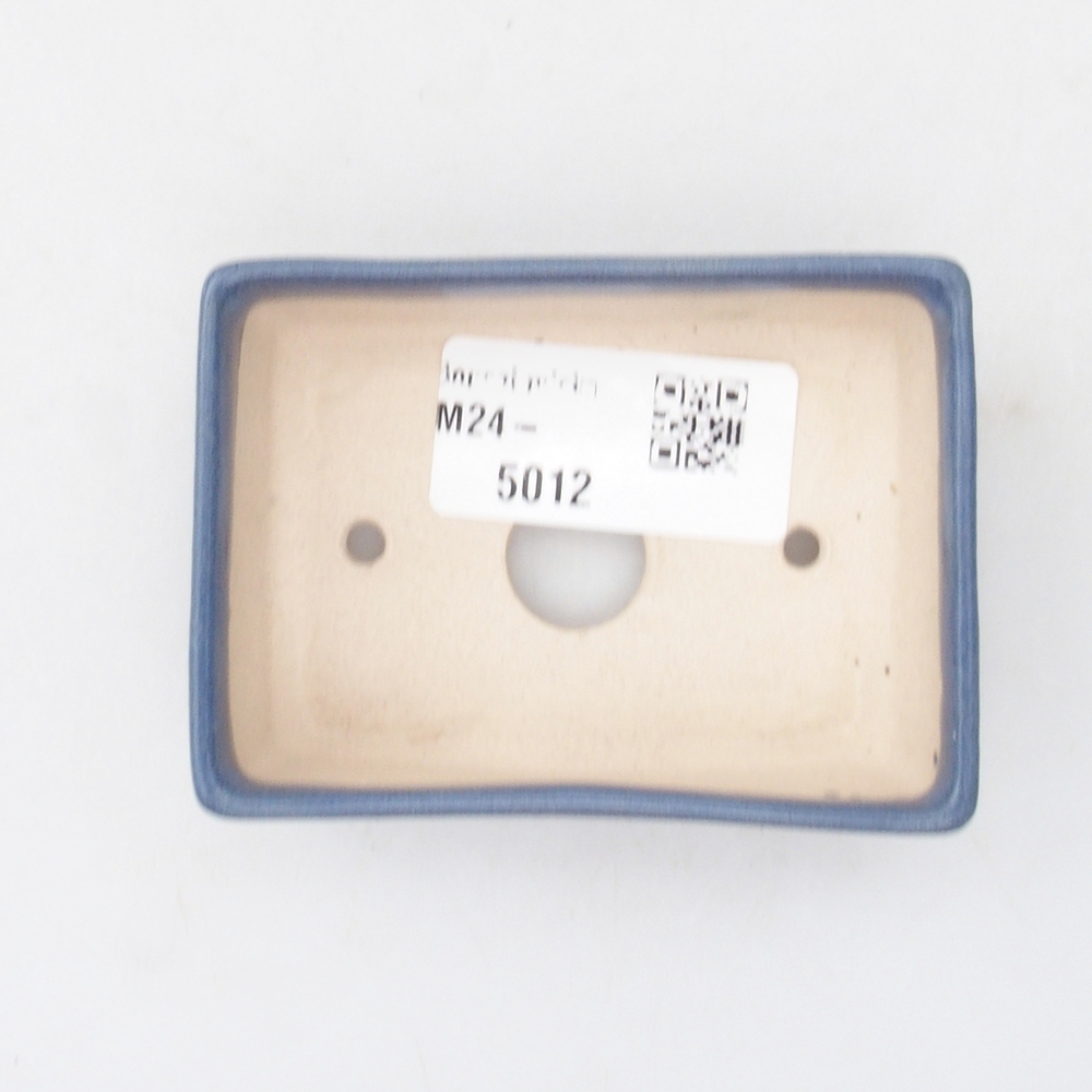 Mini cuenco bonsái 8 x 5,5 x 2,5 cm, color azul